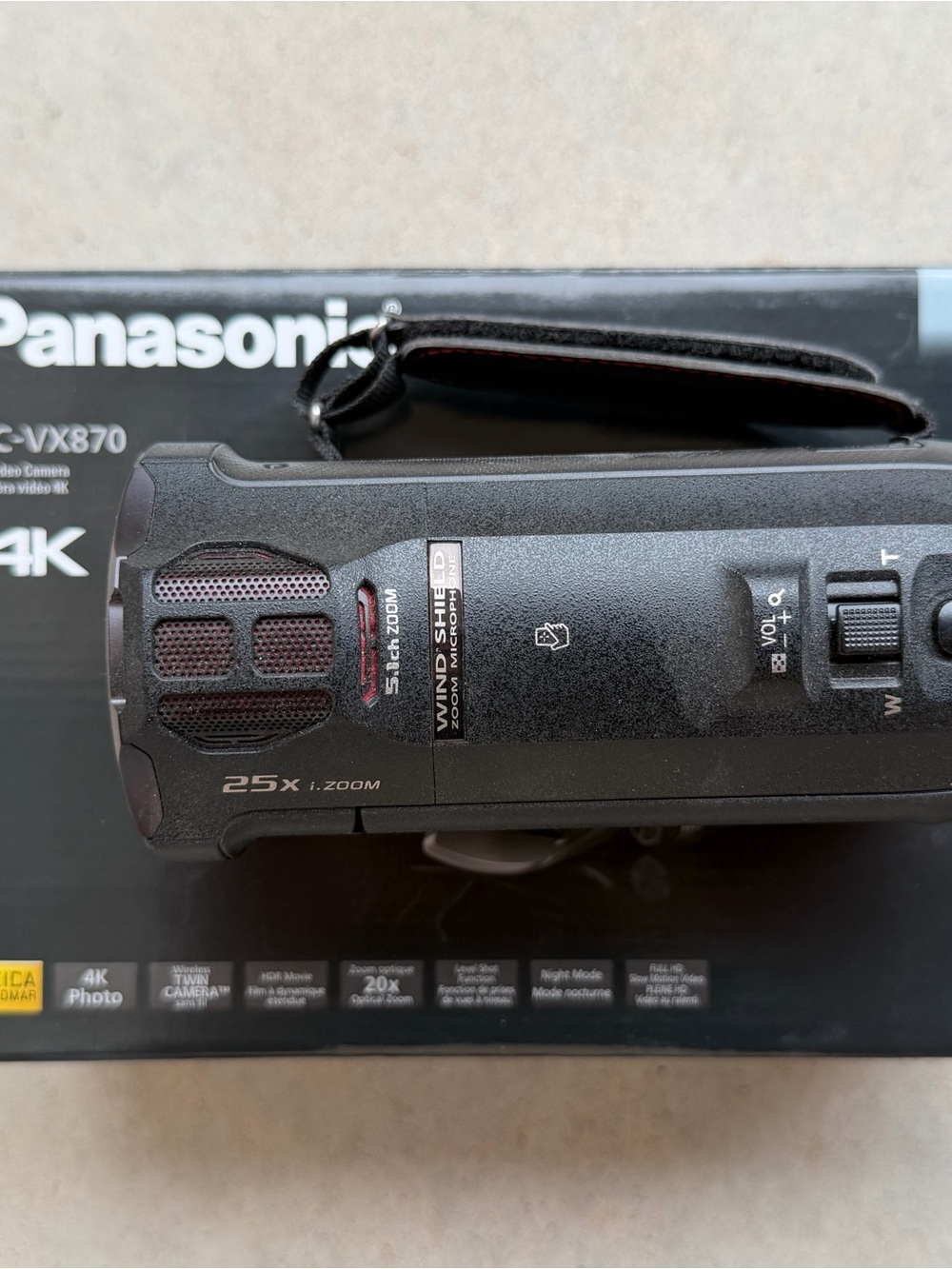 Panasonic HC-VX870K 4K Ultra HD Camcorder